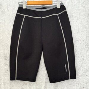 SaunaFX Neoprene Shorts Womens Size Medium Activewear Black